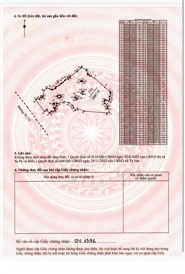 Tuyệt phẩm tả van  2087.9m thổ cư  tầm nhìn hoàng hôn triệu đô