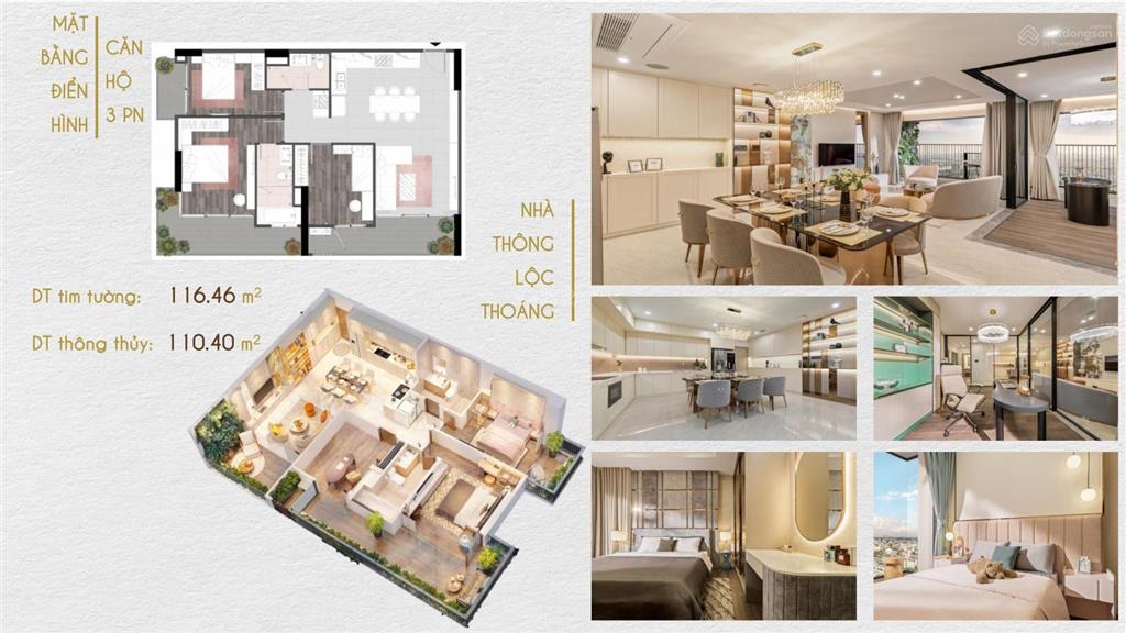 Bán căn 3pn 116m2 view hồ bơi siêu đẹp, miễn phí quản lý 18 tháng