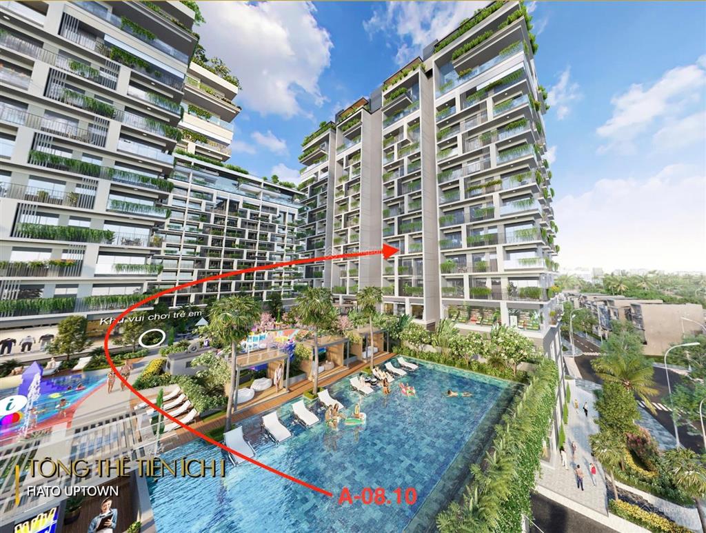 Bán căn 2pn tháp a tầng 8 view hồ bơi, nhận nhà quý 3/2026