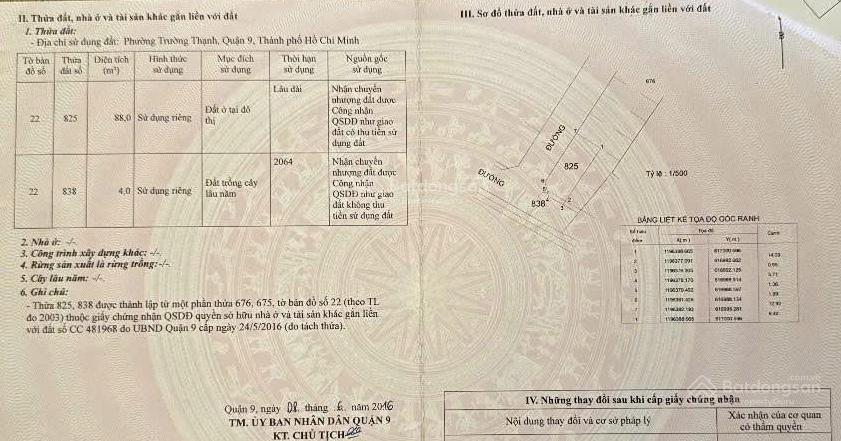 Bán nhanh nền nhà 2mt đường nhựa 10m, đối diện dự án đông tăng long