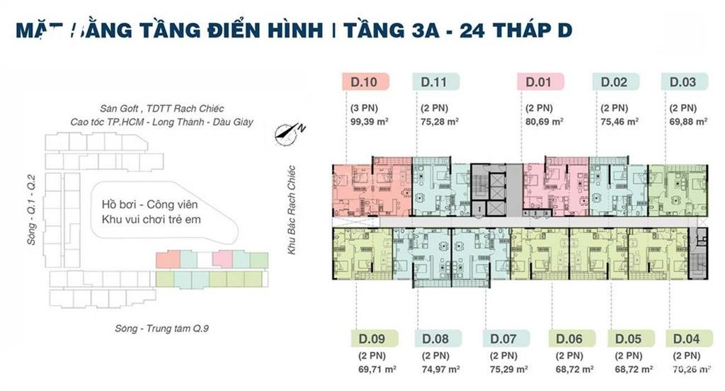 Jamila khang điền block d  cần bán 2pn ban công lớn  view nội khu  giá 5 tỷ