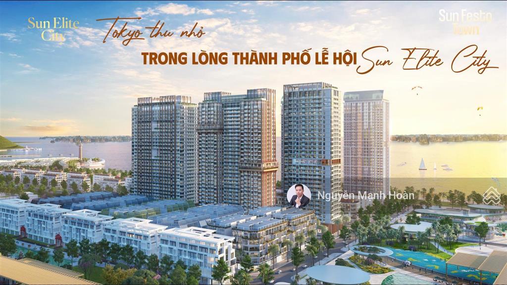 Sun festo hạ long quỹ thưởng view biển vốn 1,2 tỷ nhận nhà, ck22%, tặng full nội thất