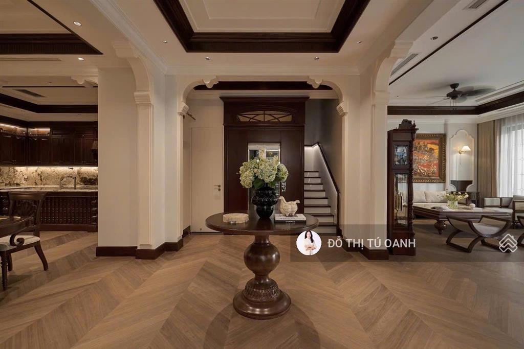 Chính chủ bán biệt thự thanh hà hà đông 373m2, mặt kênh view vườn hoa, giá 100tr/m2, giao nhà ngay