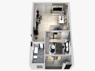 Chỉ cần 200 triệu có cơ hội sở hữu căn 2PN, 54m2 tại NOXH Damsan 