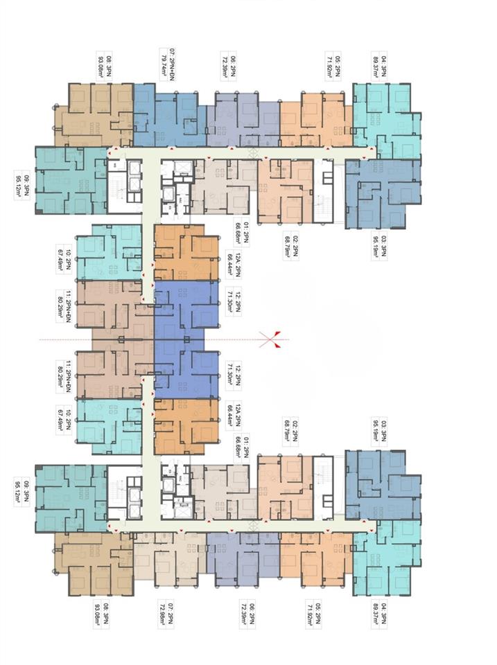 Căn hộ 2 phòng ngủ giá 4,183 tỷ giá hời chung cư, tầm view bể bơi, diện tích 67m2.  0843 237 ***