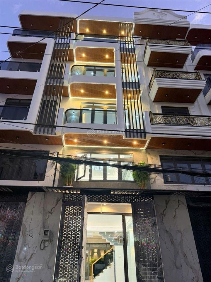 Bán nhà gò xoài hẻm1/ thông lê văn quới xây 5 tầng dt 4.2x17 . 4pn 5tolet sổ vuôn vức không lộ g