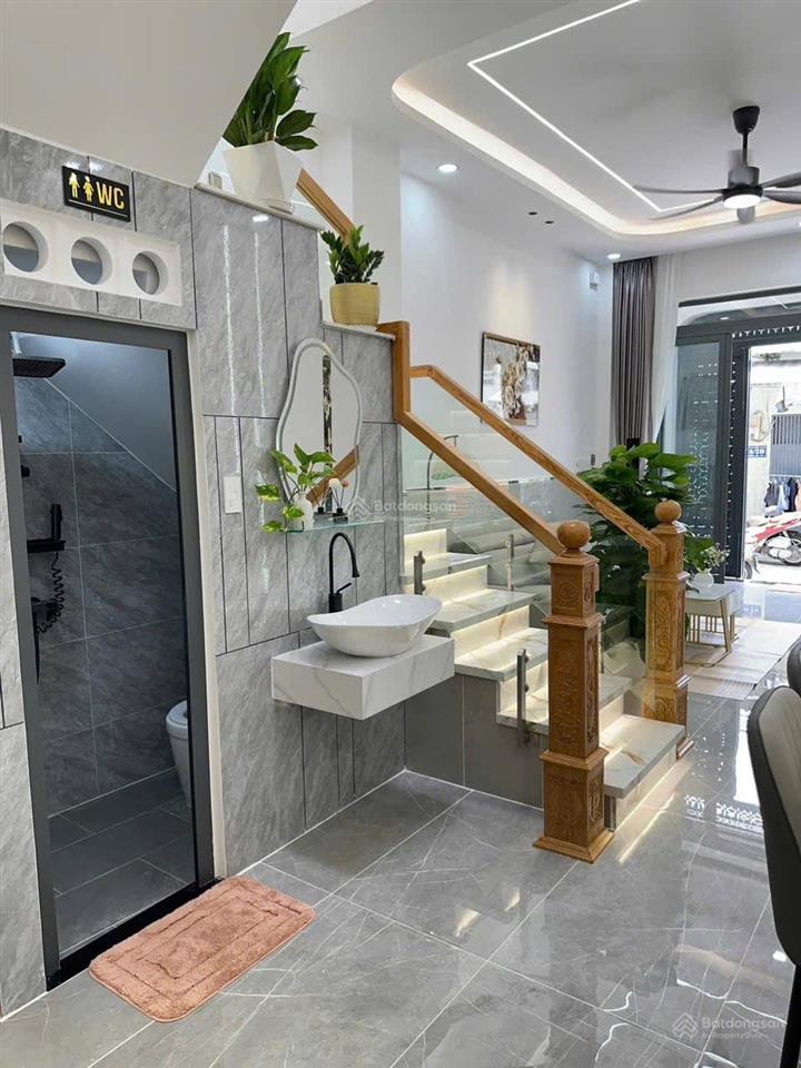 Bán nhà mới đẹp hẻm 6m giáp lê văn quới bình tân đường 18b 2 tầng 4x13m không lộ giới 3pn