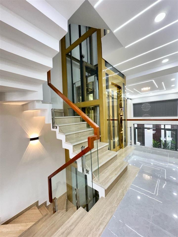 Bán nhà hương lộ 2/ 5 tầng thang máy 4x19m hẻm 8m không lô giới 5pn sân thượng khu đồng bộ sang xi