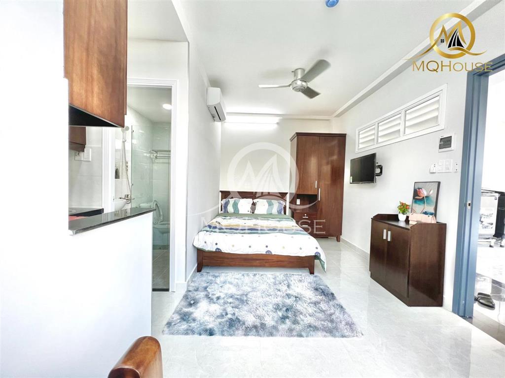 Cho thuê căn hộ cửa sổ full nt ngay cv gia định