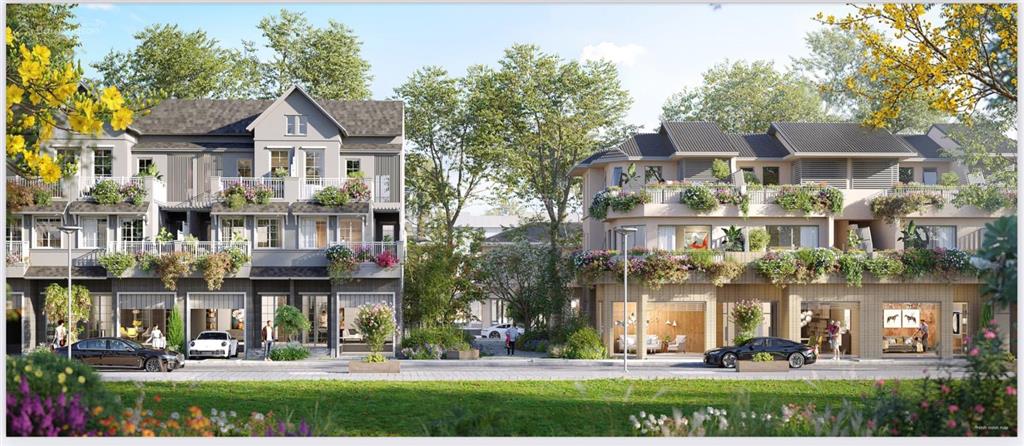 Shophouse đại lộ công viên | mặt tiền 7,2x20. giá 15,9 tỷ 3 tầng 4pn 2 view công viên hồ thiên nga