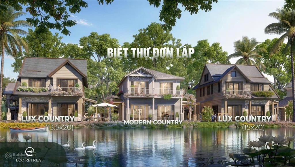 Villa đảo đơn lậpview vườn thư giãn. căn mặt sông view thoáng dt 418m2 18x20 giá 41,2 tỷ tt tự do