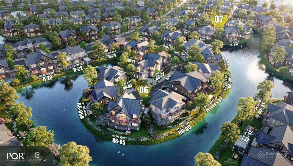 Villa đảo đơn lậpview vườn thư giãn. căn mặt sông view thoáng dt 418m2 18x20 giá 41,2 tỷ tt tự do