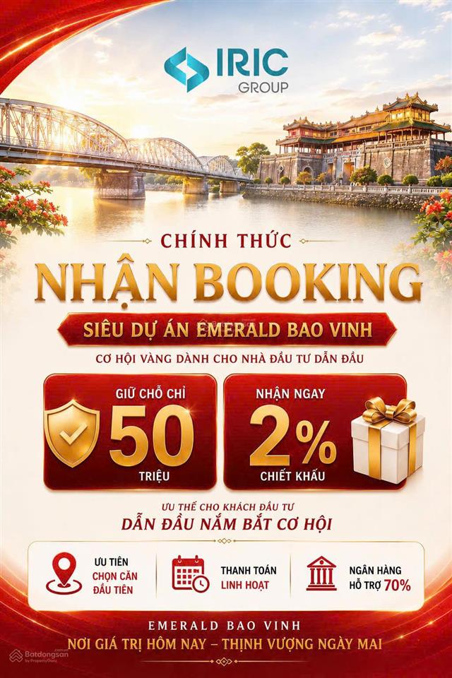 Chỉ từ 3,x tỷ sở hữu nhà phố 3 tầng tại emerald bao vinh  tp huế kđt xanh cạnh thành nội