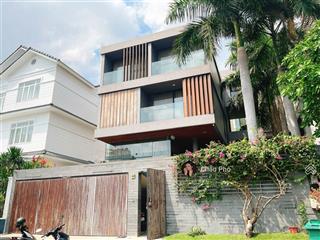 Bán biệt thự vip khu compound mt trần não, quận 2  dt 15x20m  hầm 4 tầng  giá 111,8 tỷ tl