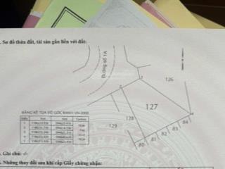 Bán 2 nền đất liền kề kdc nam hùng vương. đường 1a. diện tích 468,6m2. ngang 11m. 0907 063 ***