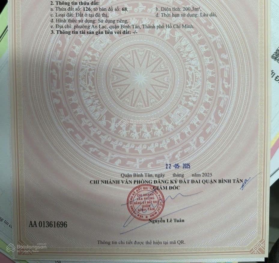 Bán nền đất liền kề kdc nam hùng vương. đường 1a. diện tích 468,6m2. ngang 11m.  0907 063 ***