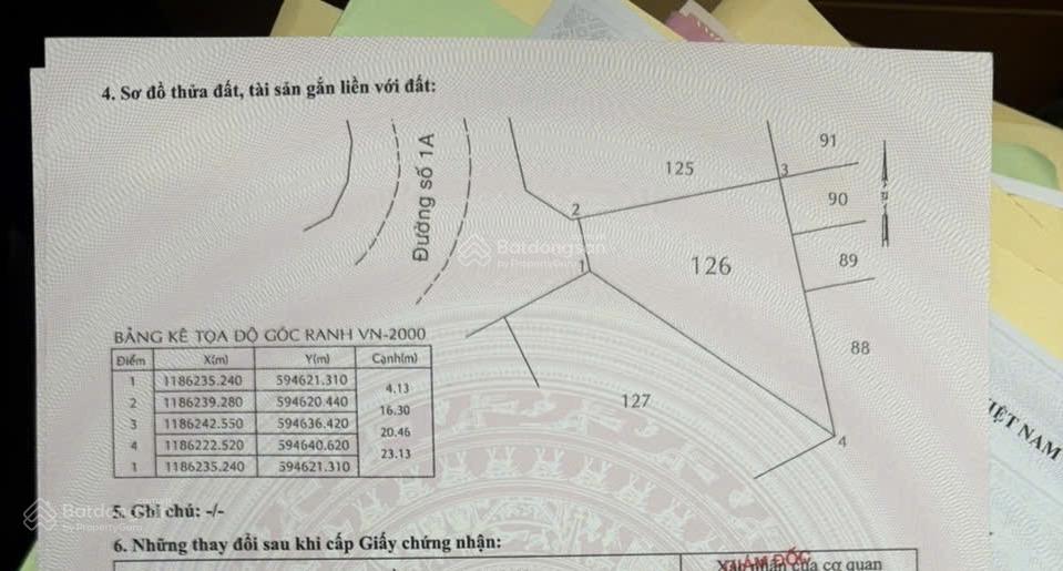 Bán nền đất liền kề kdc nam hùng vương. đường 1a. diện tích 468,6m2. ngang 11m.  0907 063 ***