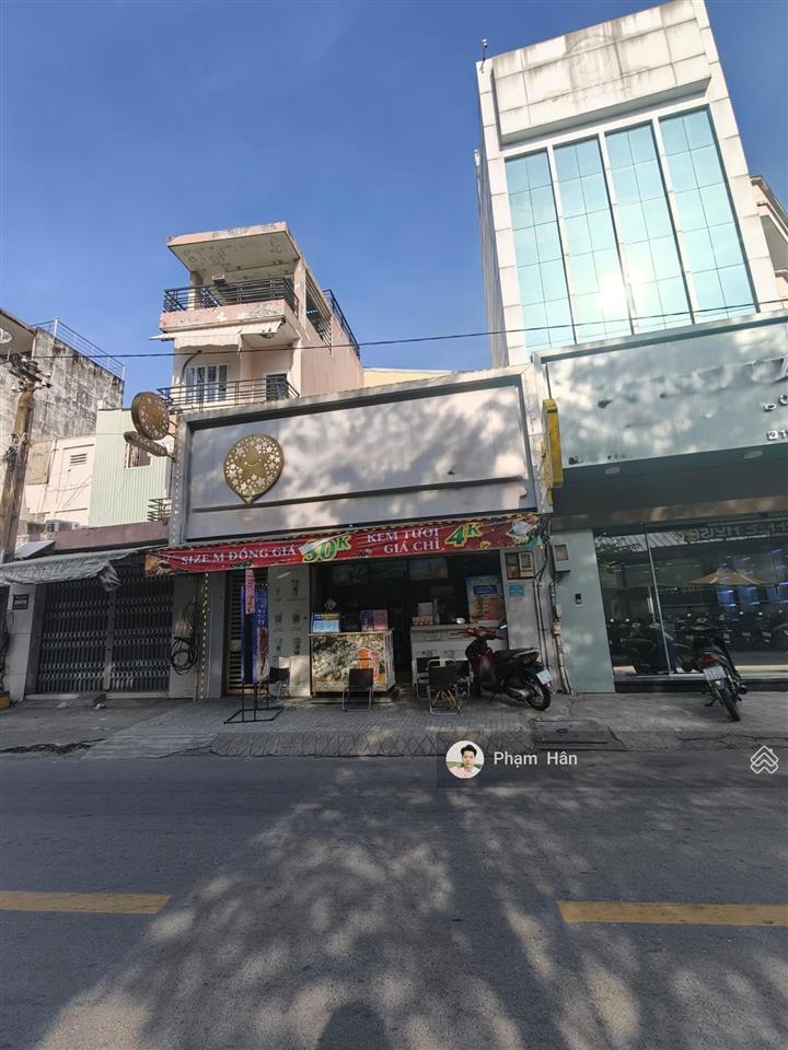 Bán mặt tiền cư xá bắc hải diện tích ngang 6m công nhận 81m phường 15 quận 10 giá 22.5 tỷ