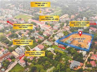 Bán lô đất trung tâm phường tùng thiện, giá 1,5 tỷ