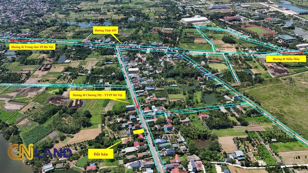 Bán lô góc gần 70m2, đường trước đất 10m đất cách bến xe yên nghĩa 24km giá 1,x tỷ