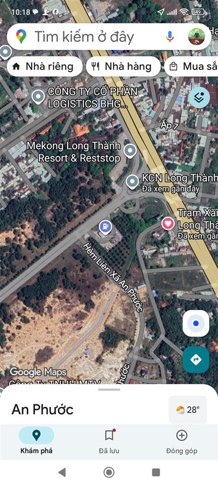 Bán đất 2 mặt tiền khu công nghiệp long thành đồng nai, thuận tiện sản xuất và kho logistics