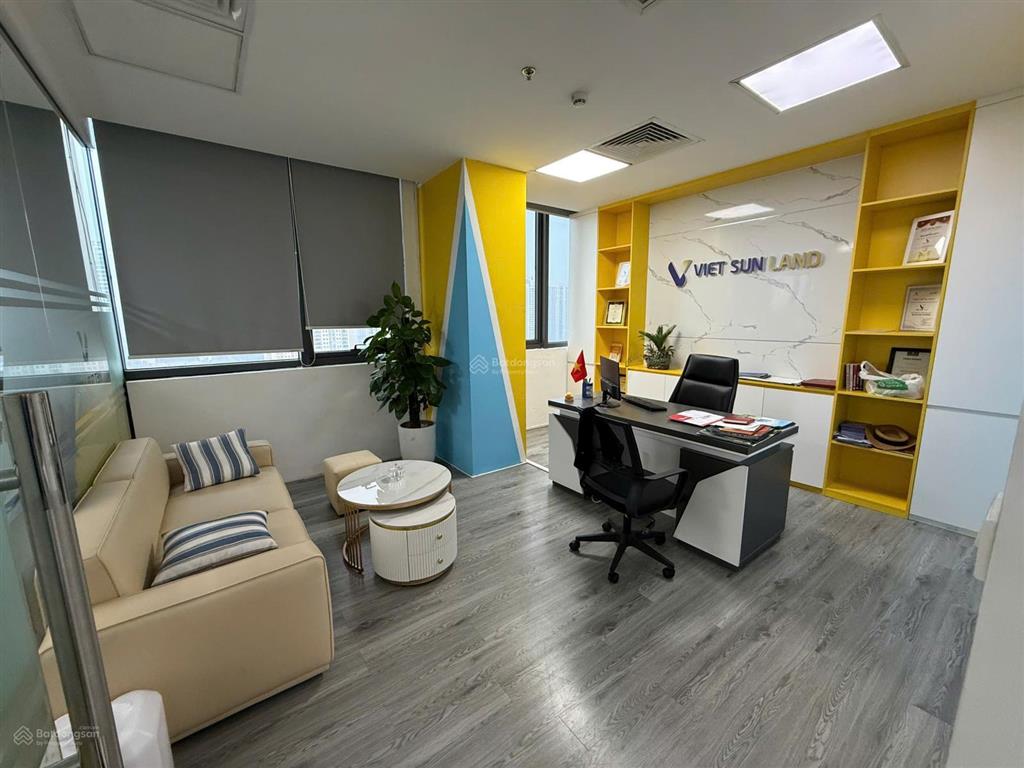 Bq cho thuê vp viwaseen 48 tố hữu 500m2 cắt từ 150m2 sẵn nội thất cơ bản đẹp vào luôn
