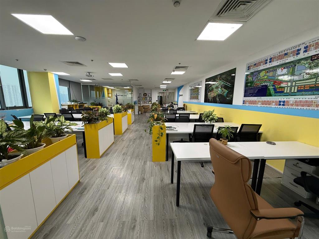 Bq cho thuê vp viwaseen 48 tố hữu 500m2 cắt từ 150m2 sẵn nội thất cơ bản đẹp vào luôn