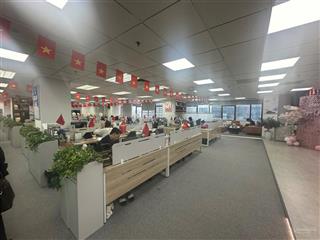 Bql văn phòng thuê the sun mễ trì 200m2 có cắt 100m2 sẵn nội thất vào được luôn