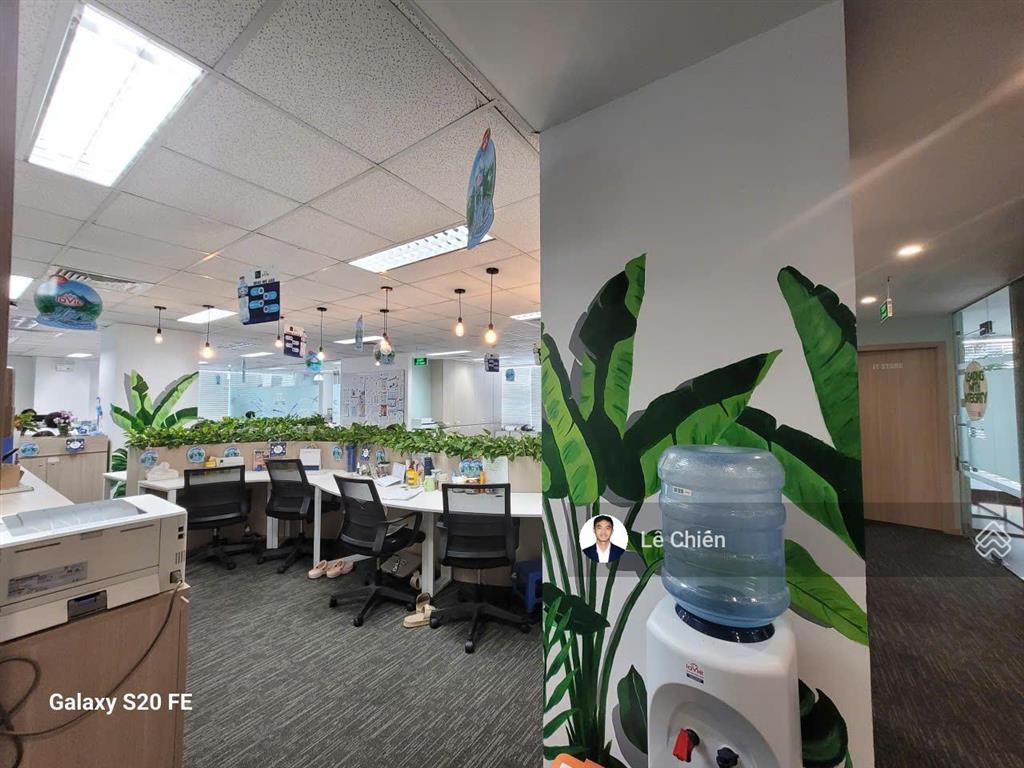 Bql cho thuê vp c'land xã đàn 300m² có cắt nhỏ 150m², có thể lấy nội thất, view hồ siêu đẹp