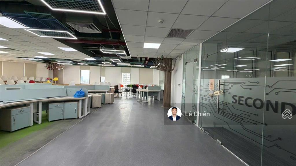 Nhượng vp thuê detech tôn thất thuyết 250m2 có cắt nhỏ 100m2 sẵn nội thất nhượng