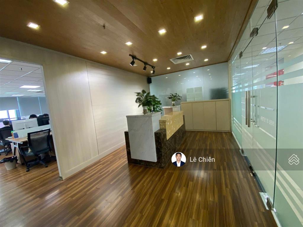 Nhượng vp handico phạm hùng 200m2 có cắt 100m2 sẵn nội thất vào luôn, view đẹp