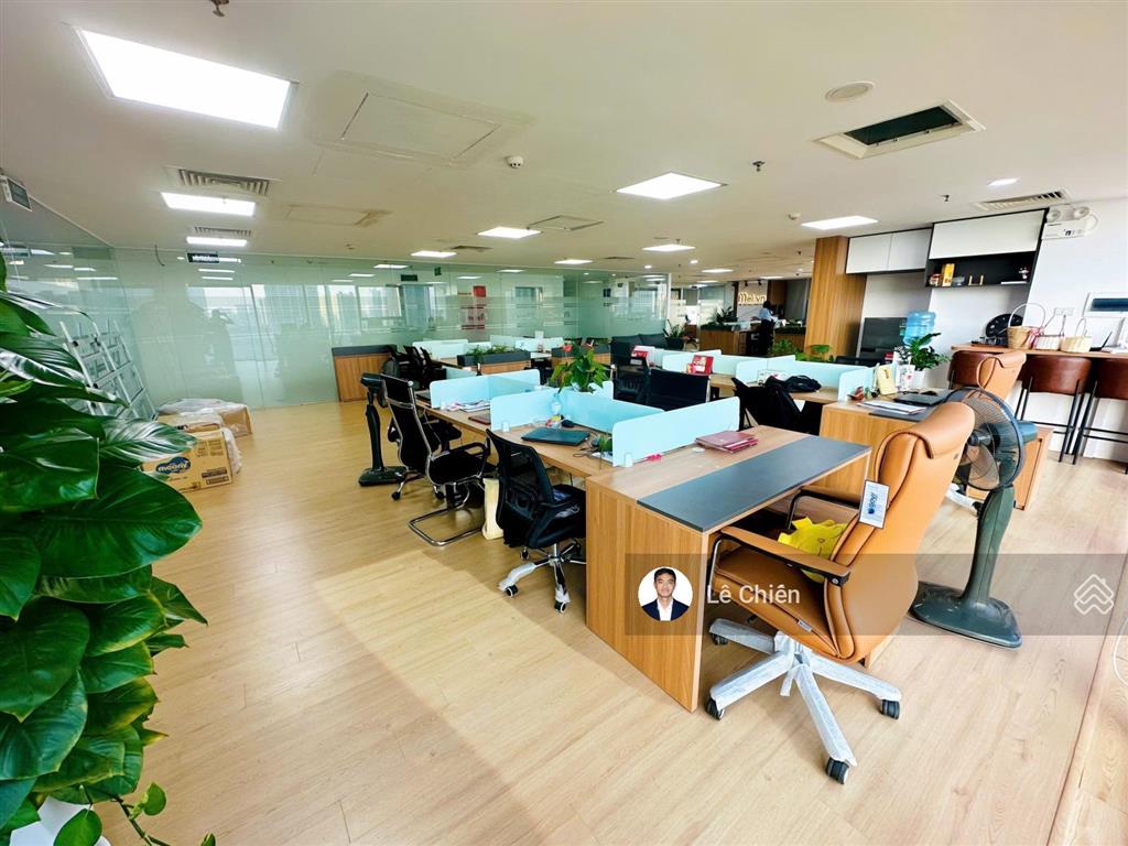 Cđt ecolife tố hữu cho thuê 500m², cắt nhỏ từ 100m², đầy đủ nội thất vào làm việc luôn