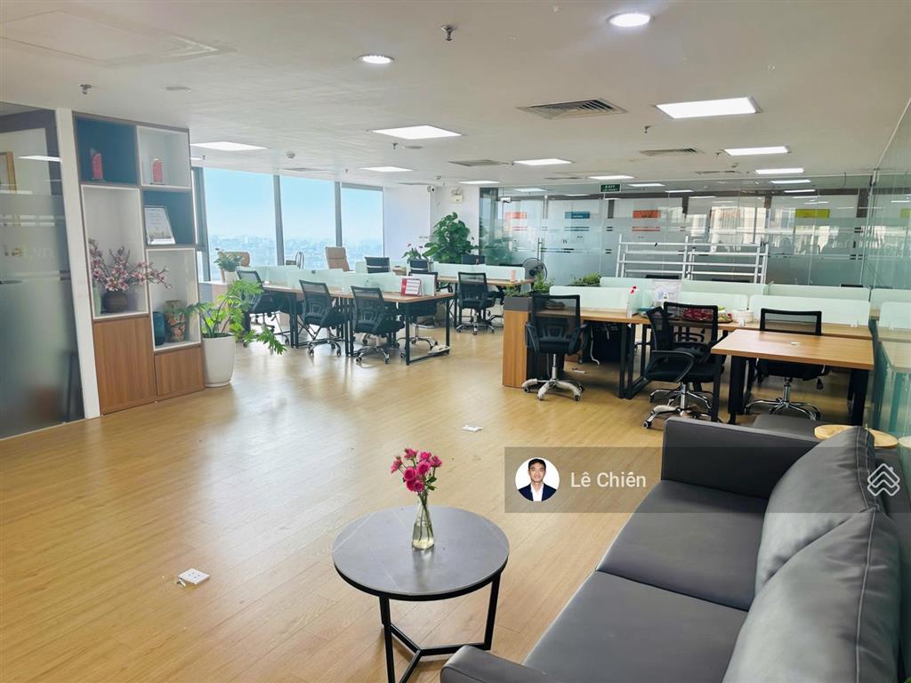 Cđt ecolife tố hữu cho thuê 500m², cắt nhỏ từ 100m², đầy đủ nội thất vào làm việc luôn