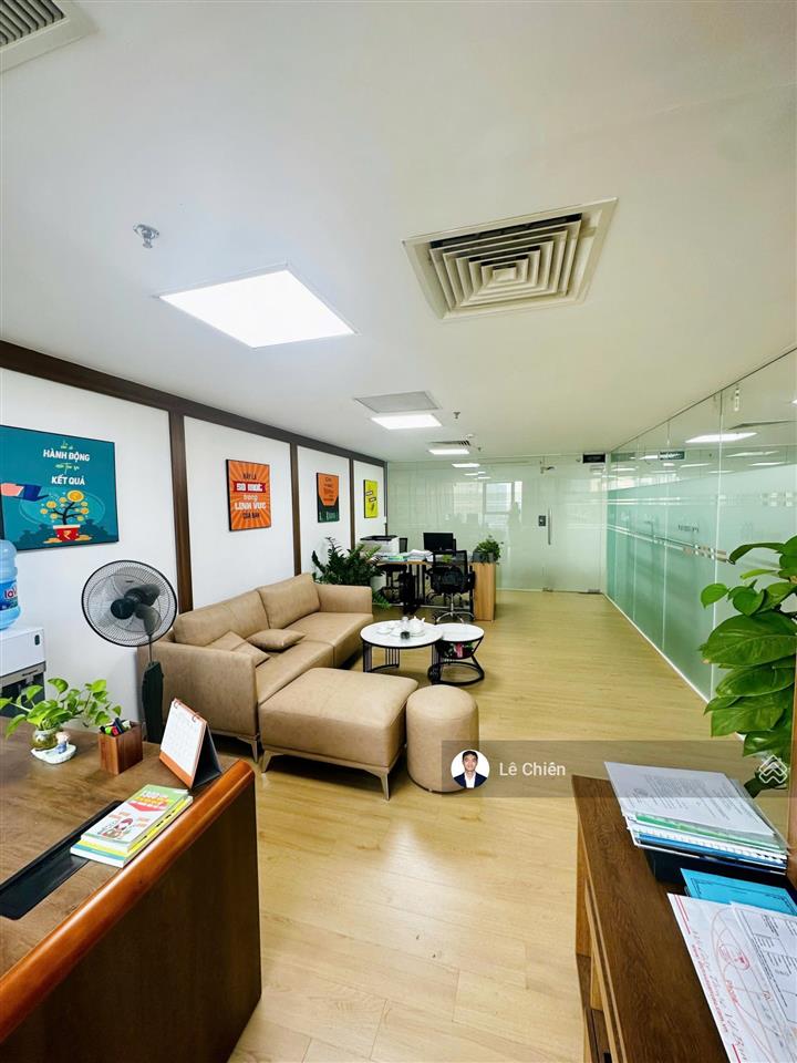 Cđt ecolife tố hữu cho thuê 500m², cắt nhỏ từ 100m², đầy đủ nội thất vào làm việc luôn