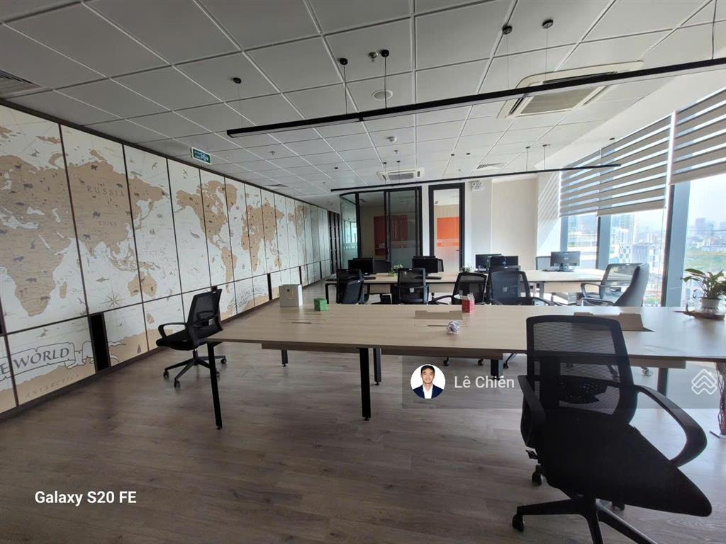 Nhượng vp thuê vinacomin dương đình nghệ 500m2 cắt nhỏ từ 100m2 sẵn đồ văn phòng hạng a