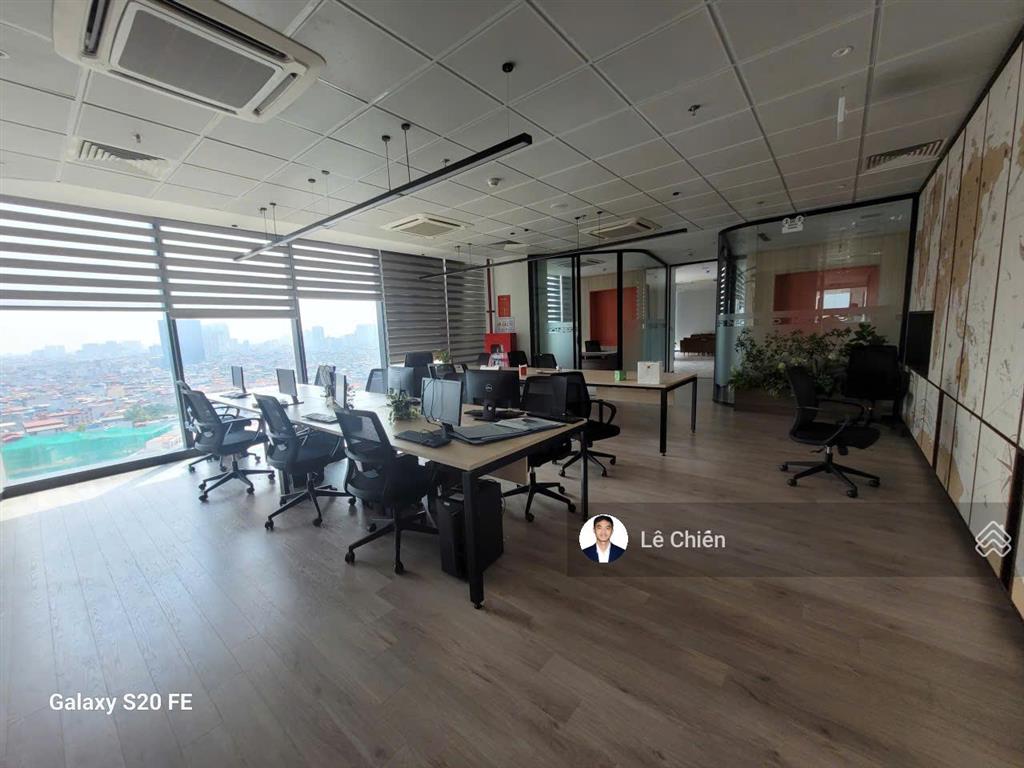Nhượng vp thuê vinacomin dương đình nghệ 500m2 cắt nhỏ từ 100m2 sẵn đồ văn phòng hạng a