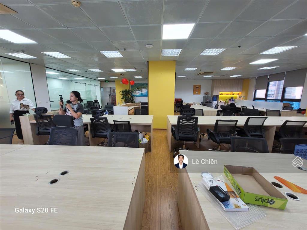 Chủ đầu tư tây hà tố hữu cho thuê 200m2, cắt nhỏ từ 100m2, đầy đủ nội thất vào làm việc luôn