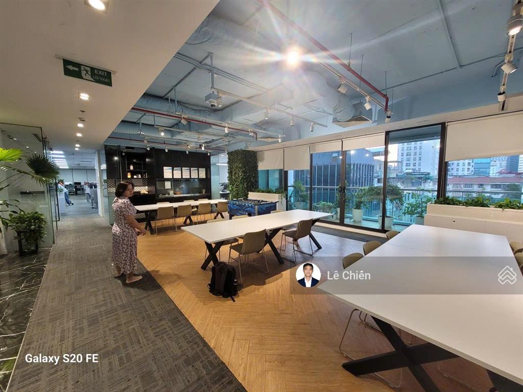 Nhượng văn phòng cic 219 trung kính 1000m2 cắt từ 150m2 sẵn nội thất, view đẹp theo nhu cầu