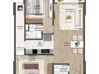 Bán căn 76m2 cc jade square 02pn, 02vs đường nguyễn đình tứ, phạm văn đồng, hn
