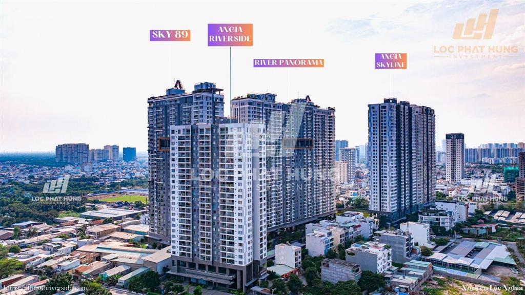 Cần bán căn 3pn2wc angia riverside tầng thấp giá 5.1 tỷ , vị trí gần cầu phú mỹ 2