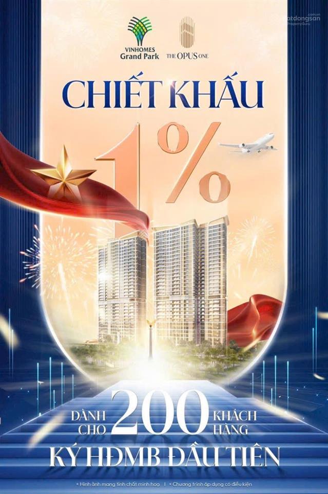The opus one vinhomes quận 9 lần đầu tiên hỗ trợ lãi suất 60 tháng