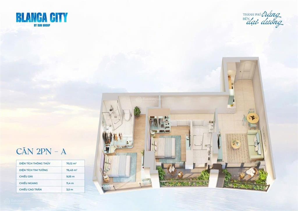 Đầu tư bứt phá sinh lời vượt trội cùng blanca city sau gđ1 cháy hàng, gđ2 chính thức nhận booking