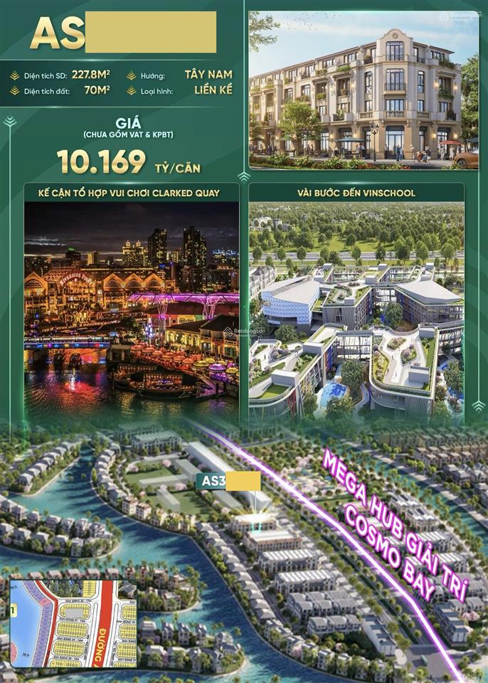 Duy nhất 1 căn nhà phố 70m2 tại vinhomes green paradise cần giờ giá 10.1 tỷ . không có căn thứ 2