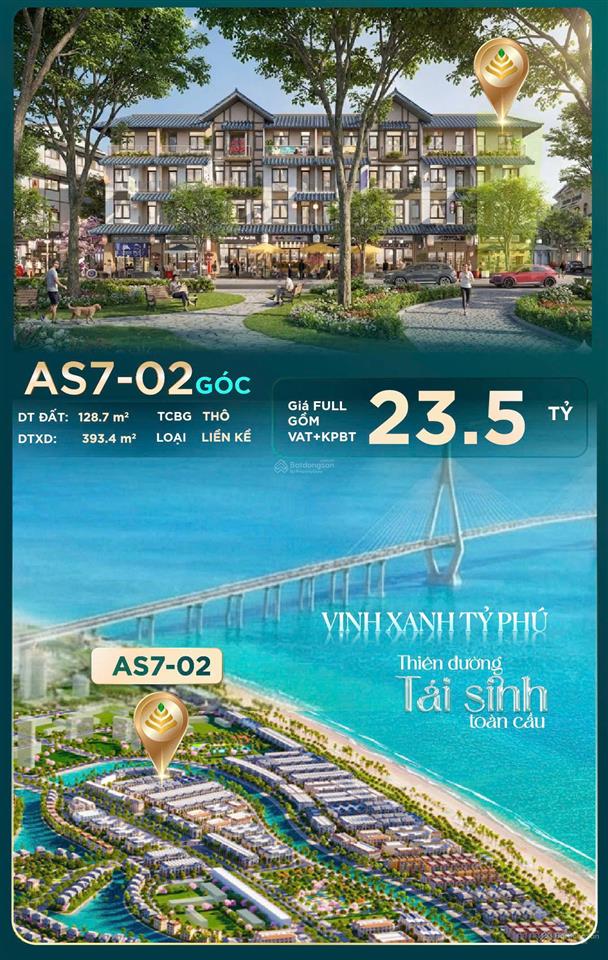 Liền kề góc as7x cơ hội đầu tư sinh lời siêu lợi nhuận tại vinhomes cần giờ. 1 căn hiếm có