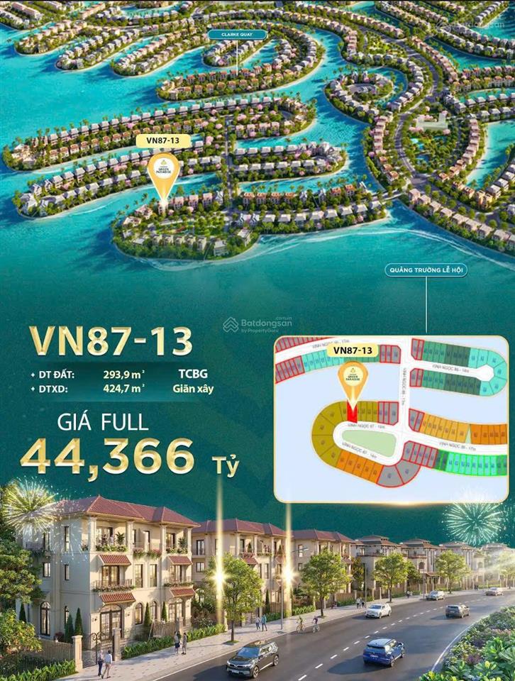 Sở hữu biệt thự đơn lập vn87x view hồ nước mặn lớn nhất việt nam tại vinhomes cần giờ giá từ 40 tỷ
