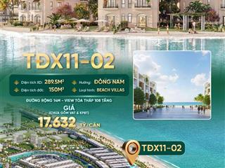 Siêu cấp đầu tư  biệt thự biển vinhomes cần giờ view biển tháp 108 tầng  lời ngay 3 tỷ khi mua.