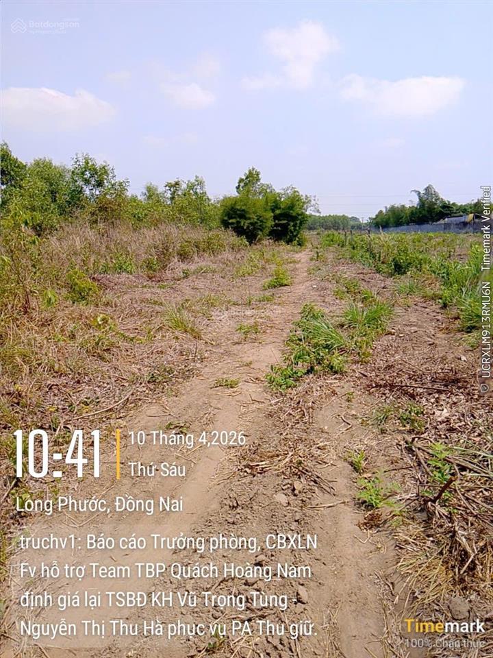 Ngân hàng phát mại đất tại long phước, đồng nai. diện tích 1708.4m2