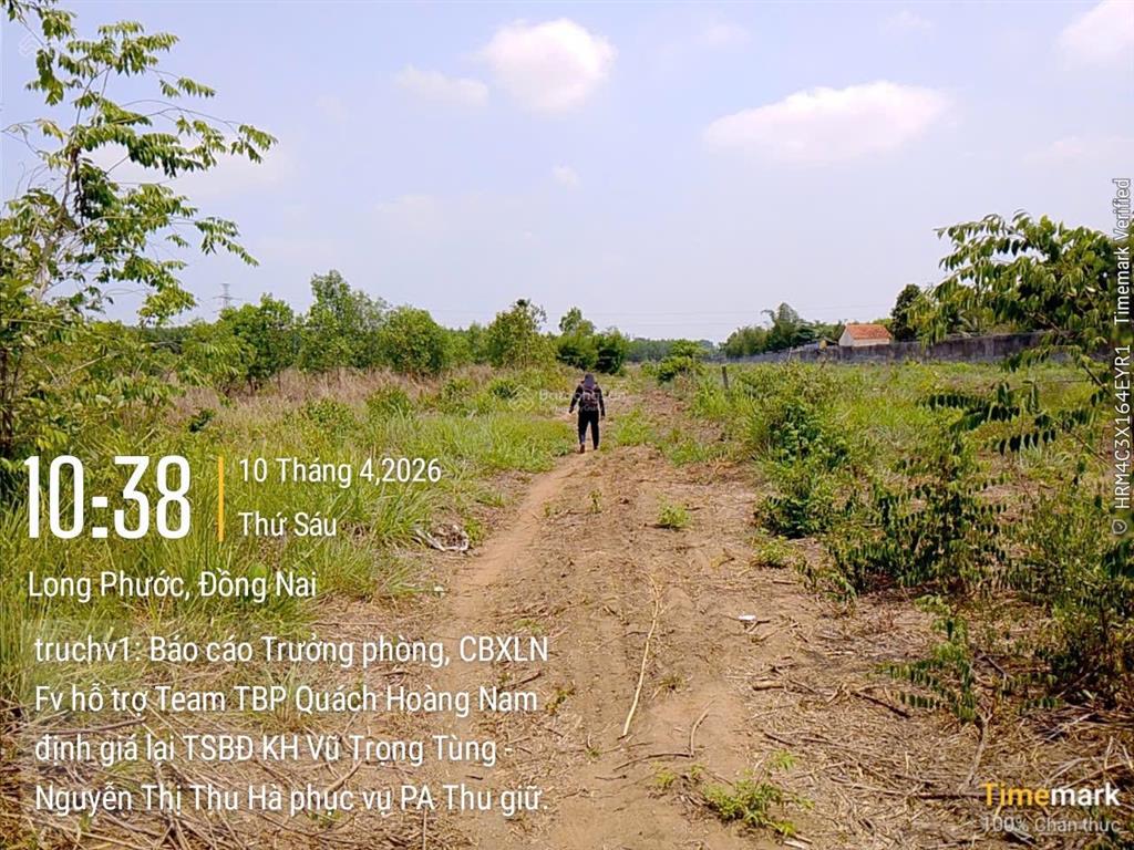 Ngân hàng phát mại đất tại long phước, đồng nai. diện tích 1708.4m2