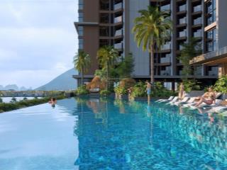 Bán căn hộ 1n view chính biển skym hạ long của bim group, gần bãi tắm alacate