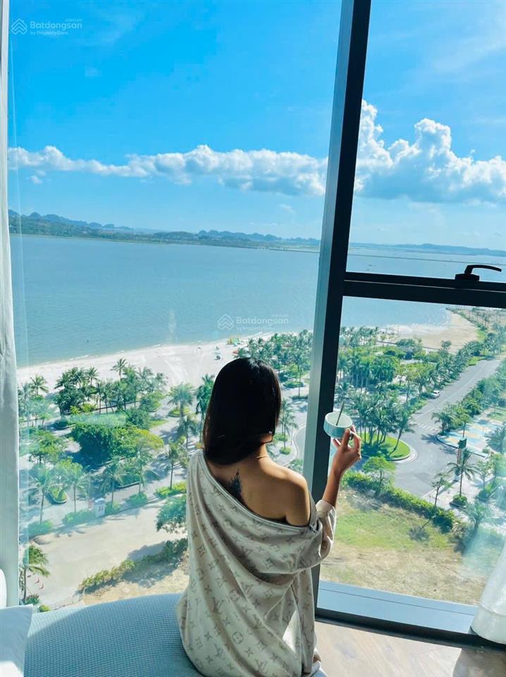 1.850 căn 1n view thẳng biển ko bị che chắn alacate hạ long, ngay mặt bãi tắm bãi cháy